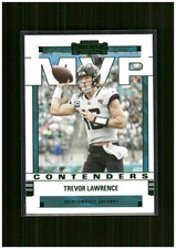 2022 Panini Contenders #MVP-TLR Trevor Lawrence MVP Contenders Emerald
