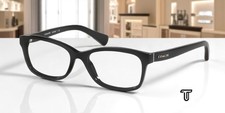 COACH HC6089 5002 Black Demo Lens 51 mm Women's Eyeglasses