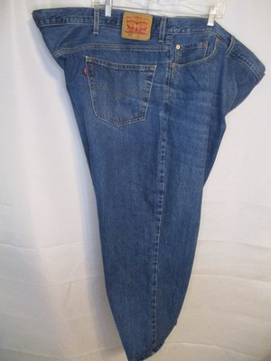 Levi's 550 100% Cotton 60 x 28 Medium Rinse Relaxed Taper Leg Blue Jeans- Mex