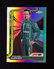 Fernando Alonso 2025 Topps Chrome F1 #9 Refractor