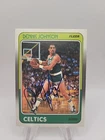 RARE Hand Signed 1988 Fleer Dennis Johnson Boston Celtics Rookie RC AUTO Jsa