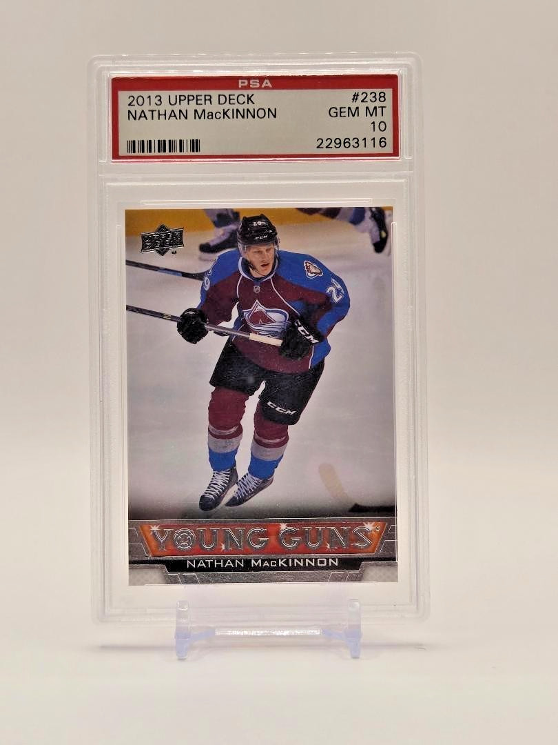 2013 Upper Deck 238 Nathan Mackinnon Young Guns PSA 10 GEM MT AVALANCHE