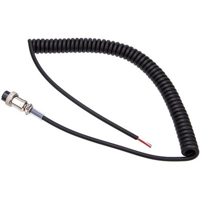 8Pin Mic Speaker Microphone Cable Cord For Alinco EMS-53 DR635 DR620 DR435