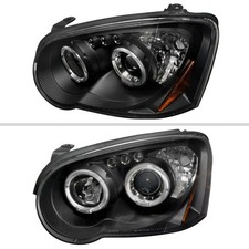 Fits 04-05 Subaru Impreza Halo Led Projector Headlight With Clear Lens