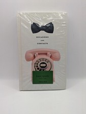 KATE SPADE "OCCASIONS AND CONTACTS" ADDRESS BOOK Rotary Retro Phone NEW/SEALED