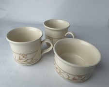 Biltons Vintage Spring Bouquet Tea Cups & Sugar Bowl set Retro Made in England 