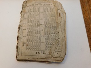 Civil War Document THE SOLDIER'S FRIEND Relic Condition 1865 to Page 42 USSC