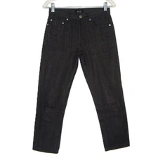 A.P.C. Rue de Fleurus Paris Button Fly Straight Leg Jeans Women's Size 25