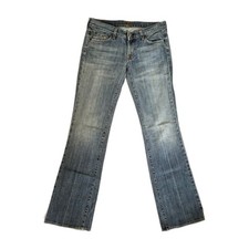 7 For All Mankind Women's Bootcut Jeans Medium Wash Made in USA Size 28