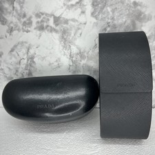 PRADA Sunglass Case Lot of 2 Case Only Used Ok Condition