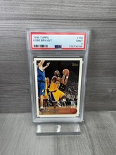 1996-97 Topps Kobe Bryant #138 PSA 9 MINT Rookie Card RC HOF Los Angeles Lakers. rookie card picture