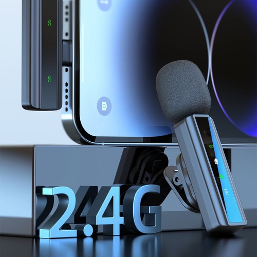 Clear Voice Sound Wireless Lavaliers Microphone For Phone Compatible With Most - Zdjęcie 8 z 16