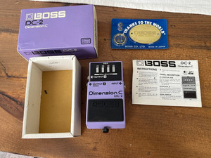 Rare! Feb.  1986 Boss chorus pedal Dimension C DC-2 Original