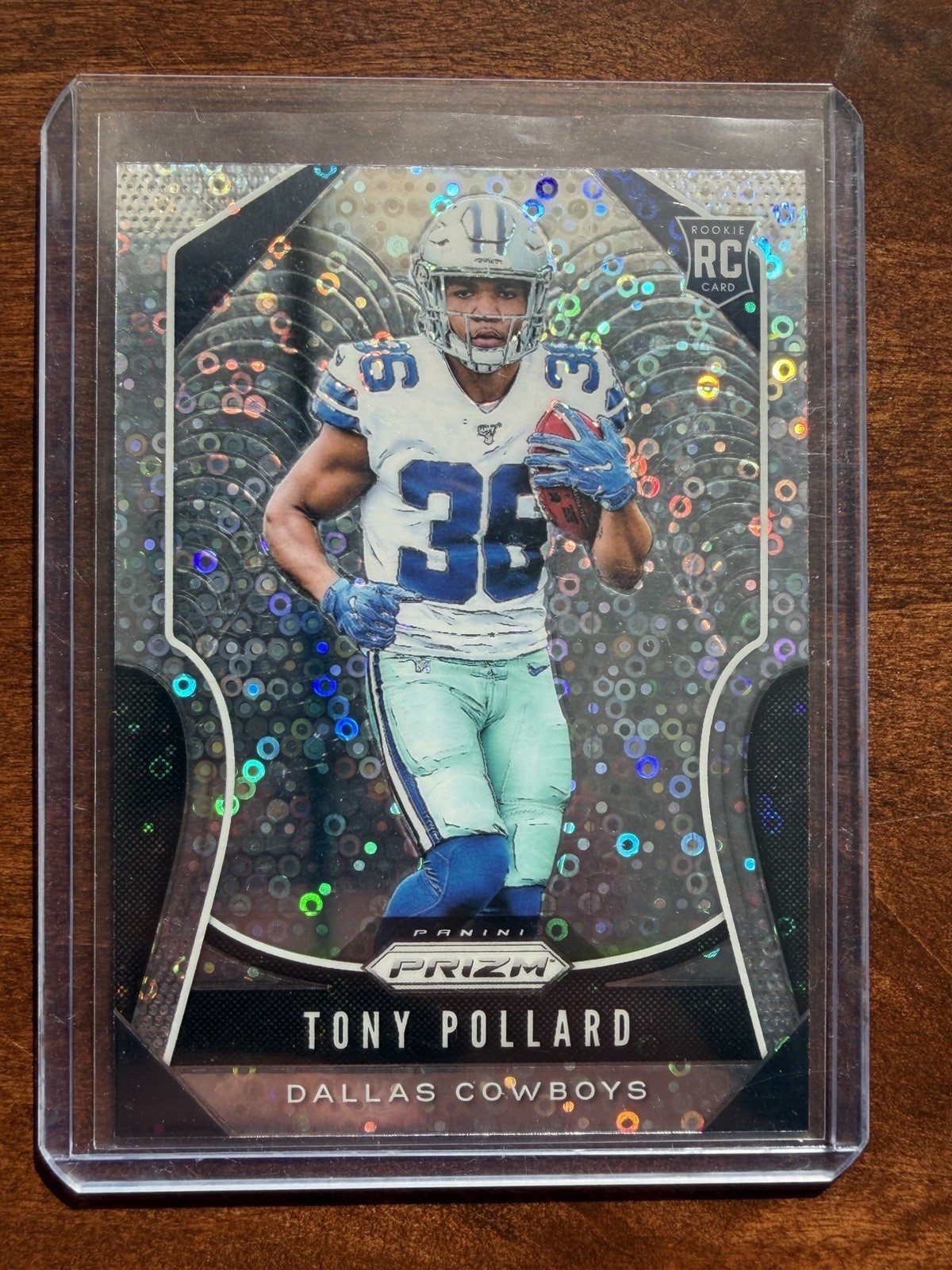 2019 Panini Prizm Tony Pollard Disco Prizm RC #339 Titans Cowboys Rookie