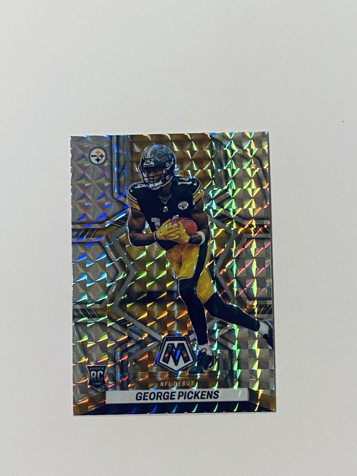 George Pickens Rookie 2022 Panini Mosaic Silver Prizm #282 Pittsburgh Steelers