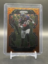 2021 Panini Prizm Football Jordan Akins Houston Texans Orange Disco Prizm #35