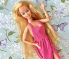 Barbie Twirly Curls Doll 1982 Vintage Mattel #5579 Redressed Long Hair Pretty