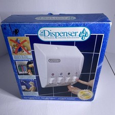 Vtg The Dispenser 4 Chamber Shower Organizer Soap Shampoo Conditioner Lotion New