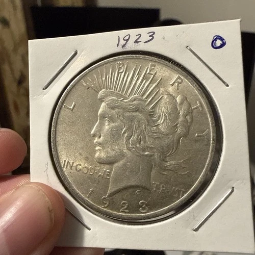 1923 Silver Peace Dollar AU details fast shipping
