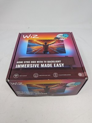 WiZ HDMI Sync Box with TV Backlight, Multicolor LED Wi-Fi 75''-85'' TVs