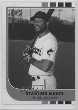 2021 Topps Archives Snapshots Black & White Starling Marte #28 0kb5