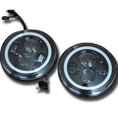 DV8 Offroad For Jeep JK LED Projector Headlights 07-18 Wrangler JK HL7JK-01