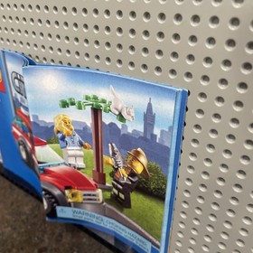 LEGO&reg; City 60001 Fire Chief Car Instruction Manual Only! Red Fire Car