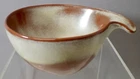 Frankoma Pottery Lug Handle Soup Cereal Bowl # 4X Desert Gold