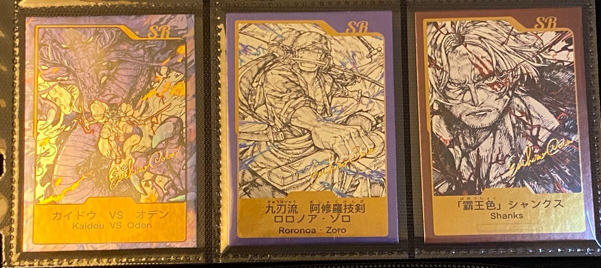 One Piece Anime Collectable Card SR Sketch Signature Refractor Set Pick  Your Own