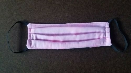 Handmade Cotton Washable Reusable Reversible breast cancer & pink Face Mask - Picture 3 of 3
