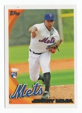 Jenrry Mejia 395 2010 ToppsRC Rookie New York Mets Card