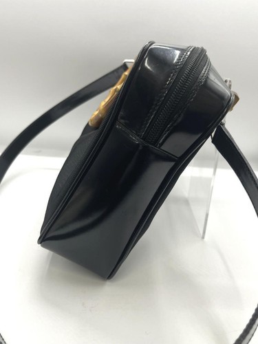 GUCCI bamboo 2way handbag black vintage From Japan - Picture 3 of 10