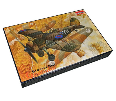 Gloster Gladiator Mk.I Fighter Aircraft 1/48 Scale Plastic Model Kit RODEN 408