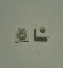 Universal License Plate Tag Mounting Hardware Plastic Insert Nut Clip for Bumper