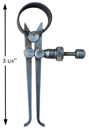 ACCLAIM 3" Small Medium Internal Steel Calipers Callipers Measure Seconds - 第 14/14 張圖片