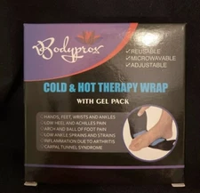 Cold and Hot Therapy Wrap with Gel Pack, Reusable, Hands, Feet, Wrist & Ankles