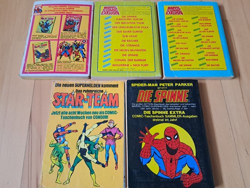 Die Spinne Nr.14, 48, 56, Extra Nr.2, Star Team Nr.9 -Konvolut 5 Taschenbücher - Picture 2 of 3