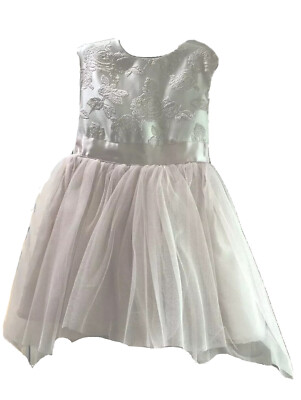 Ruby & Bloom Baby Pink, Roses, Tulle, High Low Dress Size 2T
