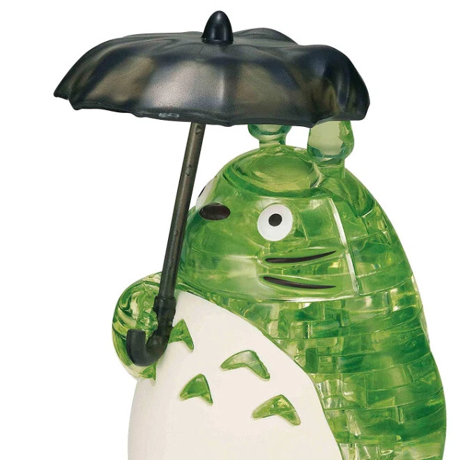 Rompecabezas de cristal 3D My Neighbor Totoro verde 42 piezas Ghibli BEVERLY 50235 Foto 4 de 4