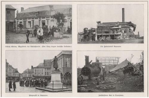 Estrées Bapaume Dompierre Zerstörungen 1. Weltkrieg BILDDOKUMENT von 1916  - Bild 1 von 1