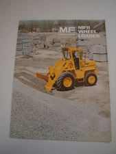 Massey-Ferguson MF 11 MF11 Front-End Wheel Loader Tractor Brochure Original '75