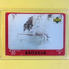 MARTIN BRODEUR 1997-98 Upper Deck Signature Moves Auto. Facimile #S5 Devils