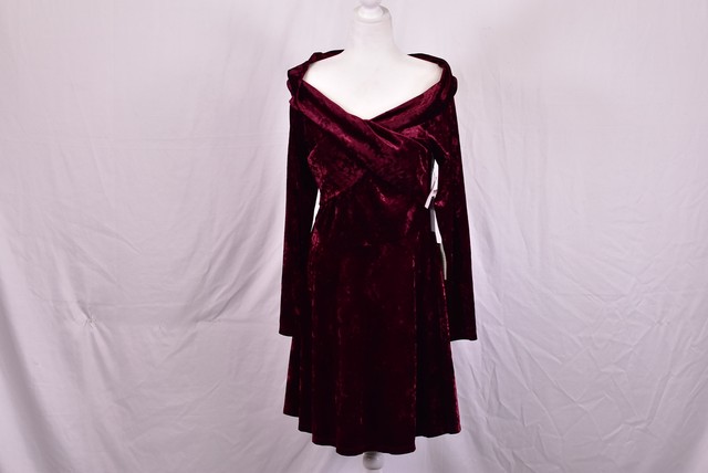 chelsea28 velvet midi dress