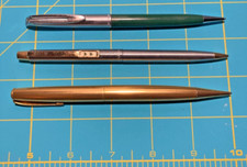 Three Vintage Propelling Pencils Made in USA Waterman,Papermate and Secretary