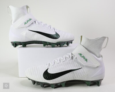 Nike Alpha Menace Elite 2 Oregon PE Football Cleats Size 12.5 W (CJ3049-107)