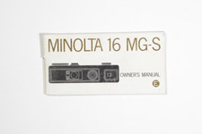 Minolta 16 MG-S Instruction Manual