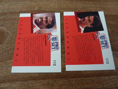 Pro Set Fußballkarten 1990/91 - sehr guter Zustand! Wählen Sie die Karten aus, die Sie benötigen! - Bild 18 von 24