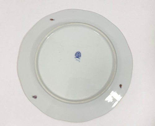 4x Herend Rothschild Bird Round Dinner Plates 25,5 cm 1x Crack - Picture 4 of 11