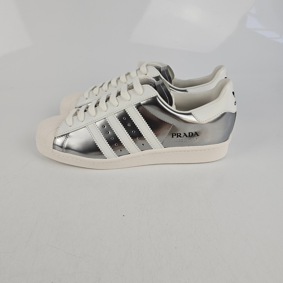 PRADA Men's Silver Sneakers Size US 9 UK 8 1/2 EU 42 2/3 New | eBay