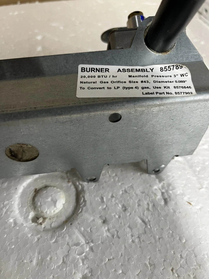 Whirlpool Maytag Dryer Burner Assembly 8557891 - Image 4 of 4